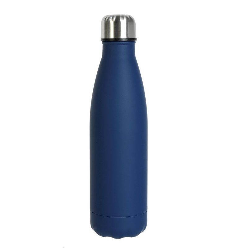 HOMESTAR - Botella Térmica Colores Variados Azul Marino - 500 ml