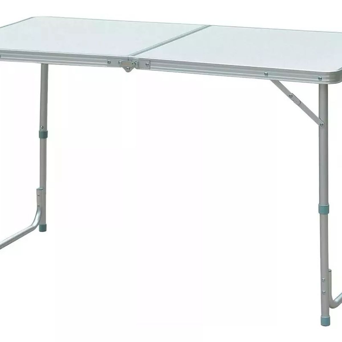 GENERICO - Mesa Plegable Blanca Oferta Portatil Camping 120x60cm