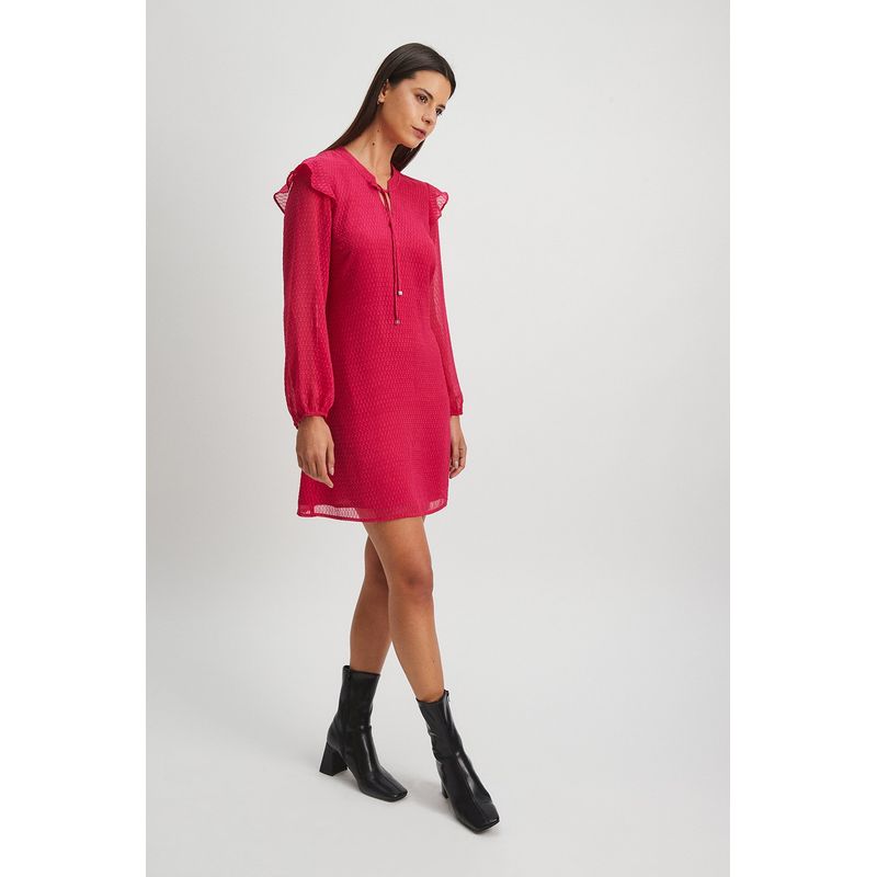 ASH - Vestido Liso fucsia Ash