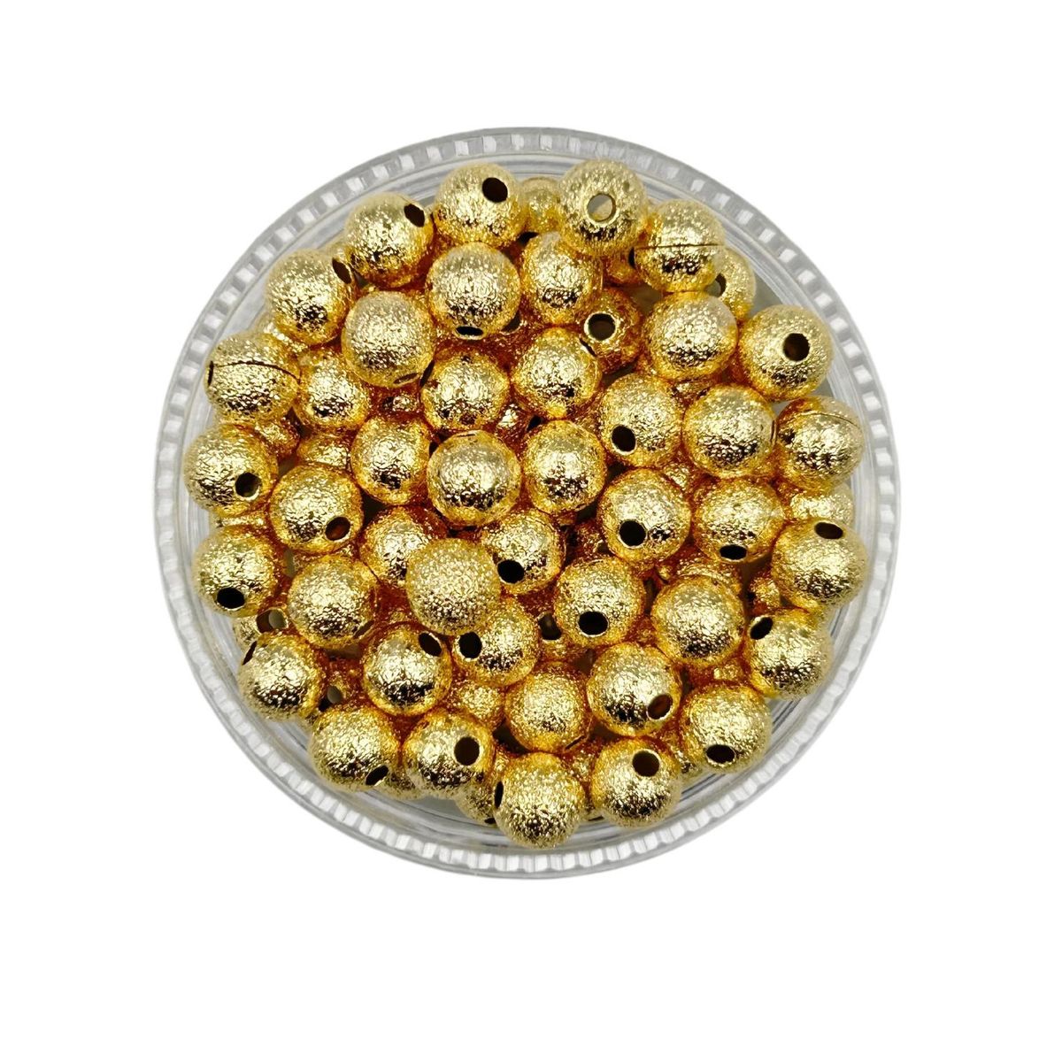 GENERICO - Balines Diamantados Para Bisutería De Baño De Oro 5gr - Dorado
