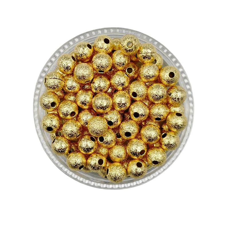 GENERICO - Balines Diamantados Para Bisutería De Baño De Oro 5gr - Dorado