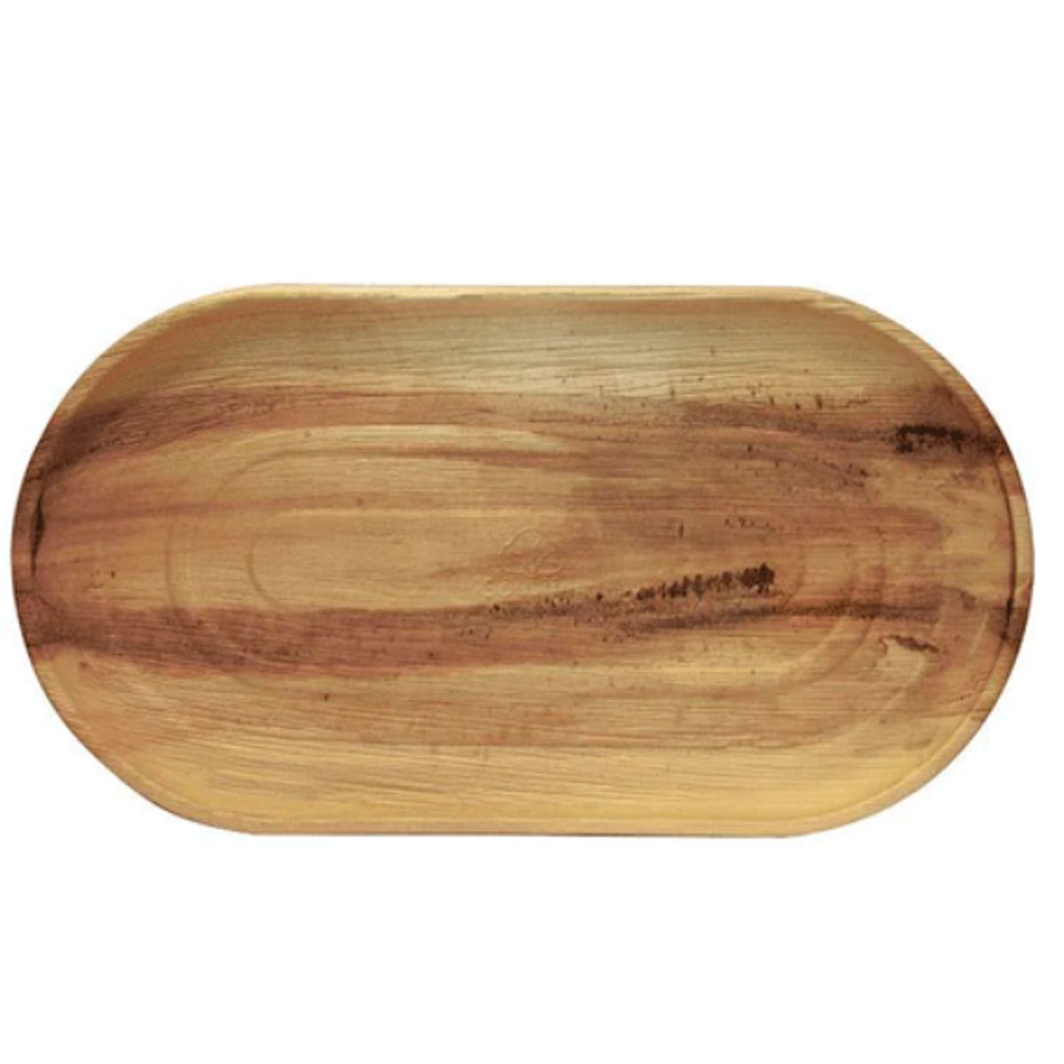 ECOSOULIFE - Set 3 Bandejas Hoja De Palma 100% Naturales y Biodegradables 36x25cms