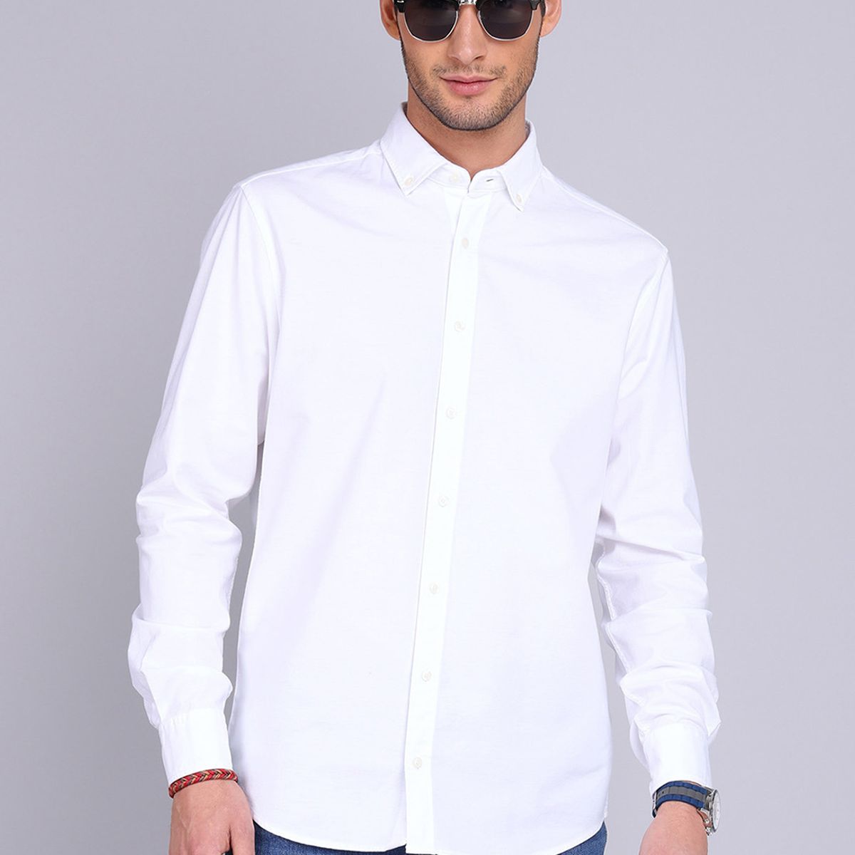 ARROW - Camisa Oxford Spandex Manga Larga Arrow ARROW