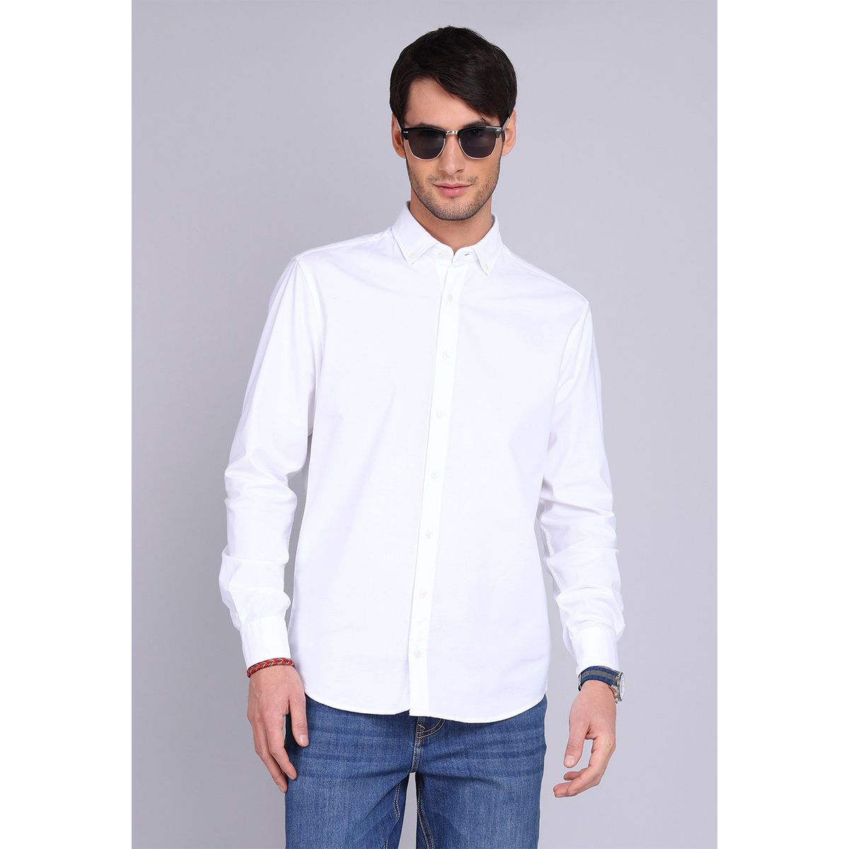 ARROW - Camisa Oxford Spandex Manga Larga Arrow ARROW