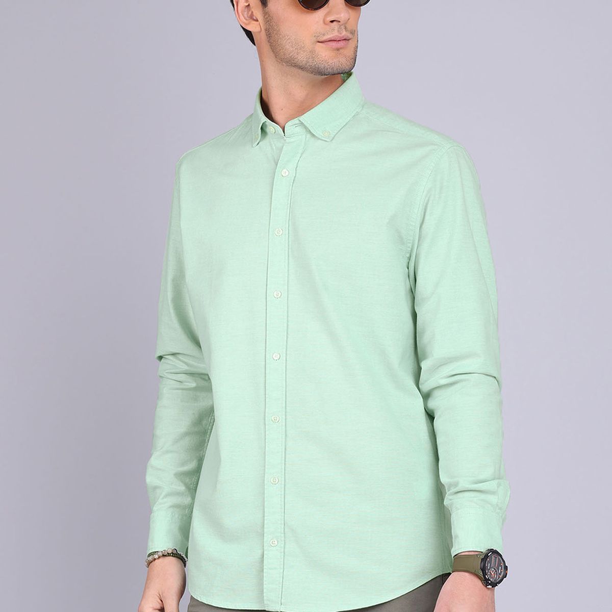 ARROW - Camisa Oxford Spandex Manga Larga Arrow ARROW