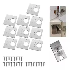 MUNDO MAGIA - 10pz Herramienta Montaje Armario Muebles Reparación Bisagra