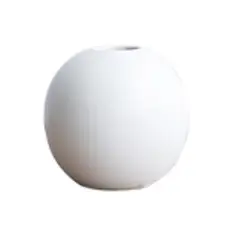 BILBOLA - Jarrón redondo pequeño blanco esfera