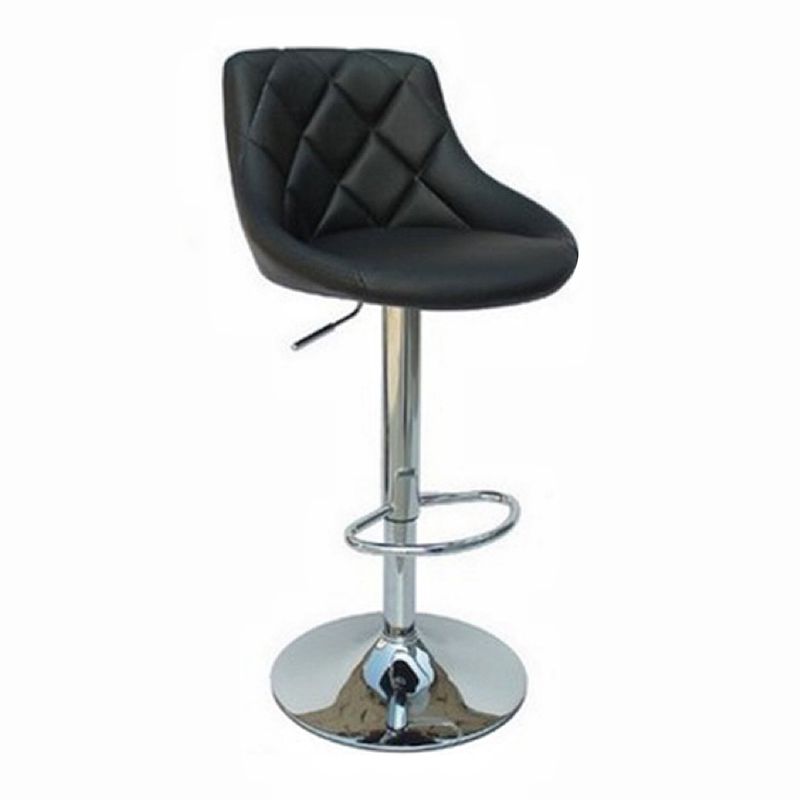 BJ HOGAR - Silla Piso Bar Altura Regulable Taburete Con Respaldo BJ S005