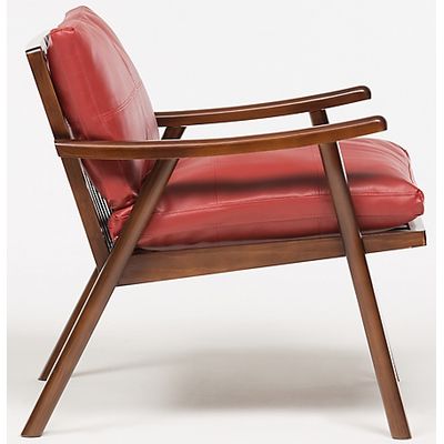 Imagen 2 del producto Poltrona Estambul PU Rojo