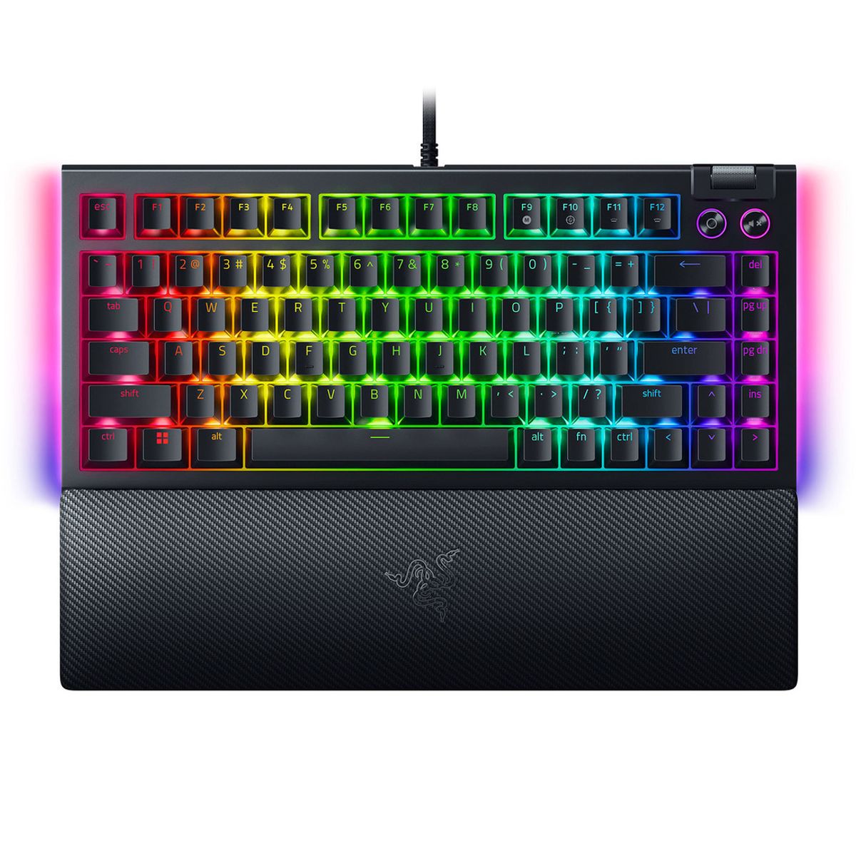 RAZER - Teclado Gamer Razer Blackwidow V4 75% Switch Orange Black