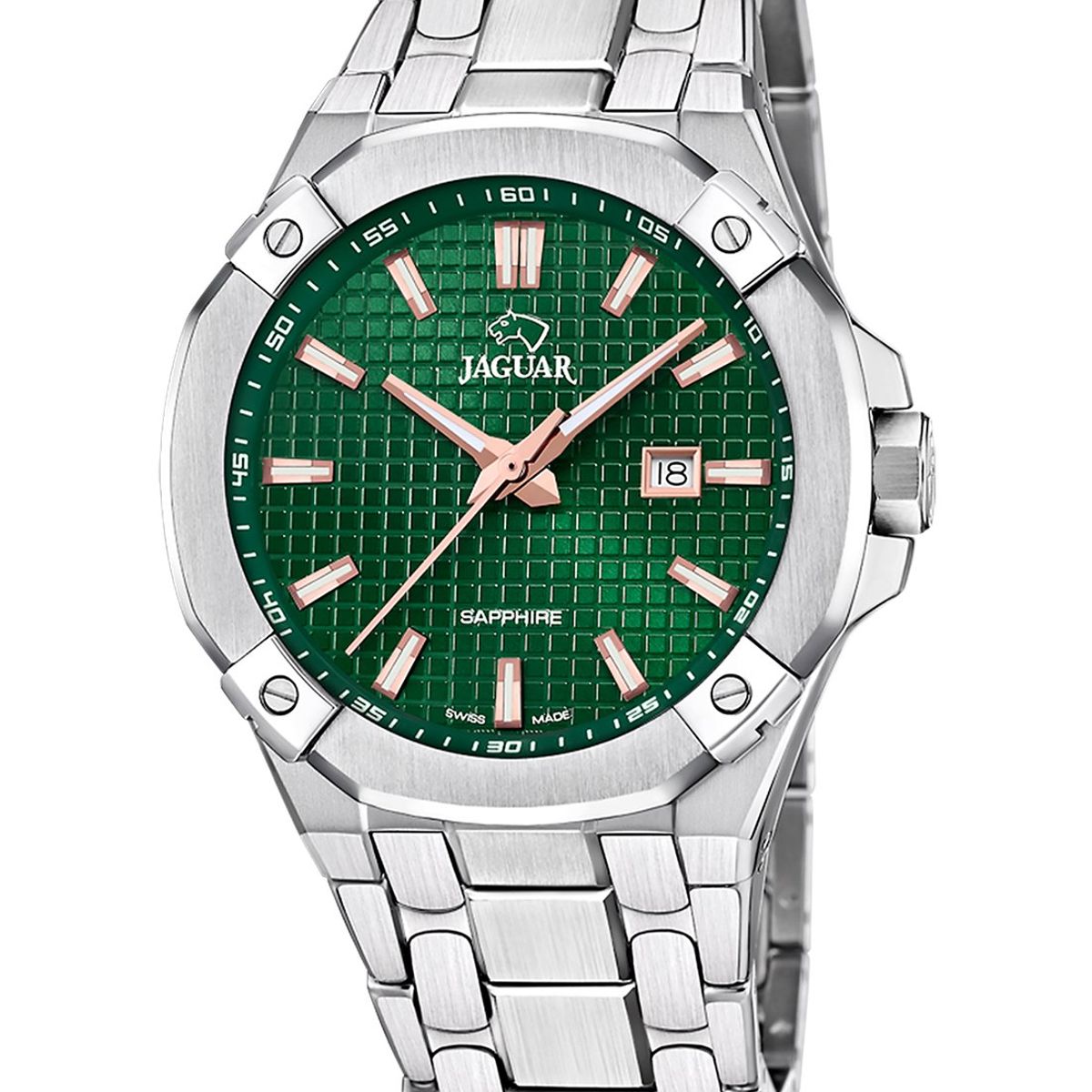JAGUAR - Reloj J1009/3 Jaguar Swiss Verde Hombre Diplomatic
