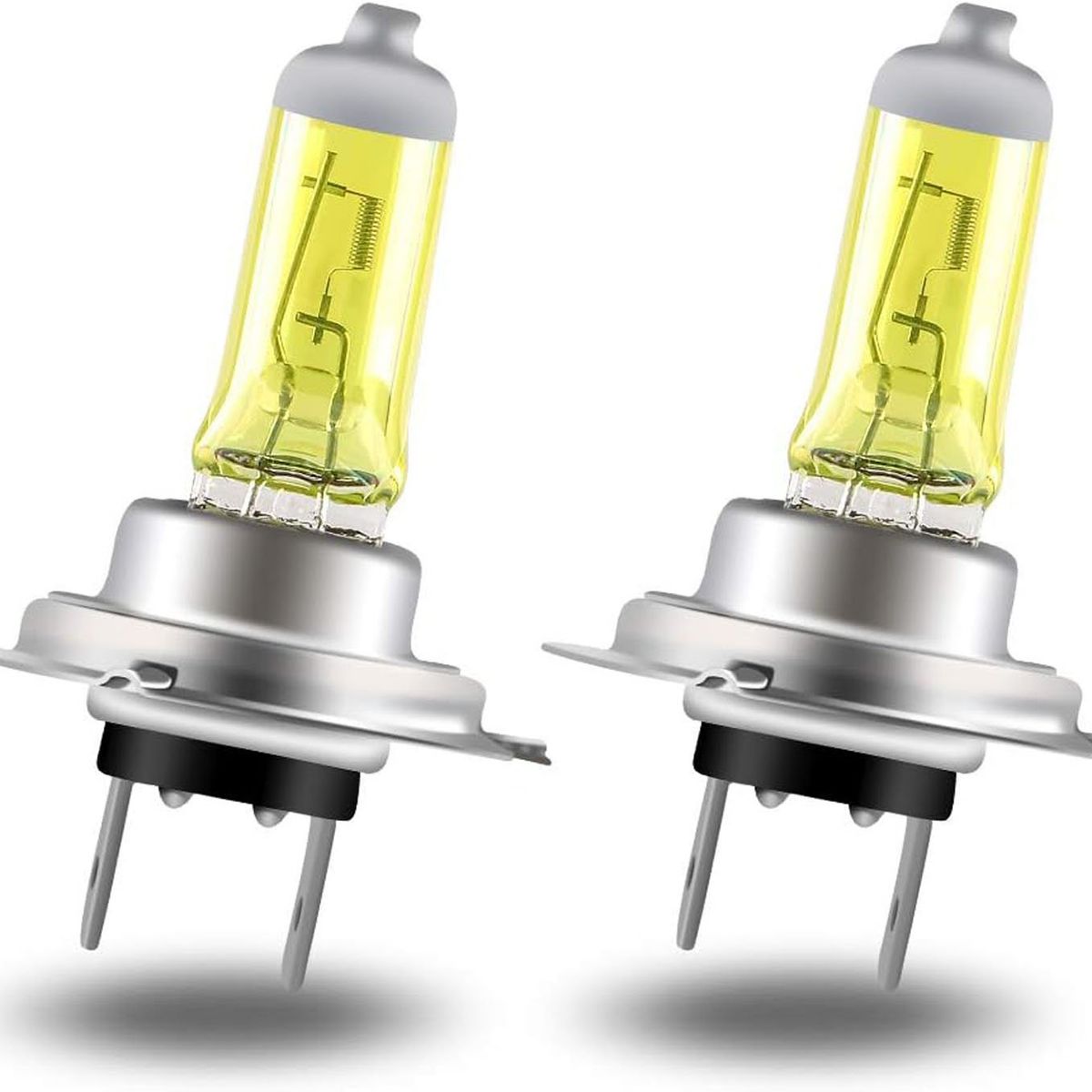 GENERICO - Ampolleta Halogena H7 12v 55w Amarilla Par 2 Unidades