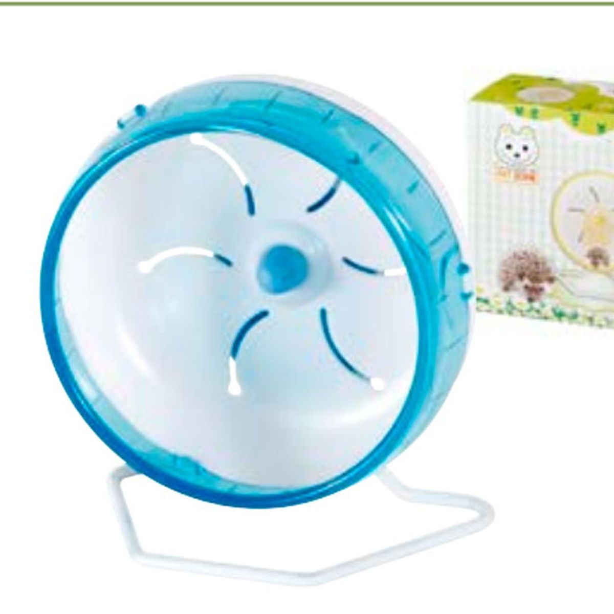 GENERICO - Rueda Ejercicio Hamster roedores 19.5cm  32020