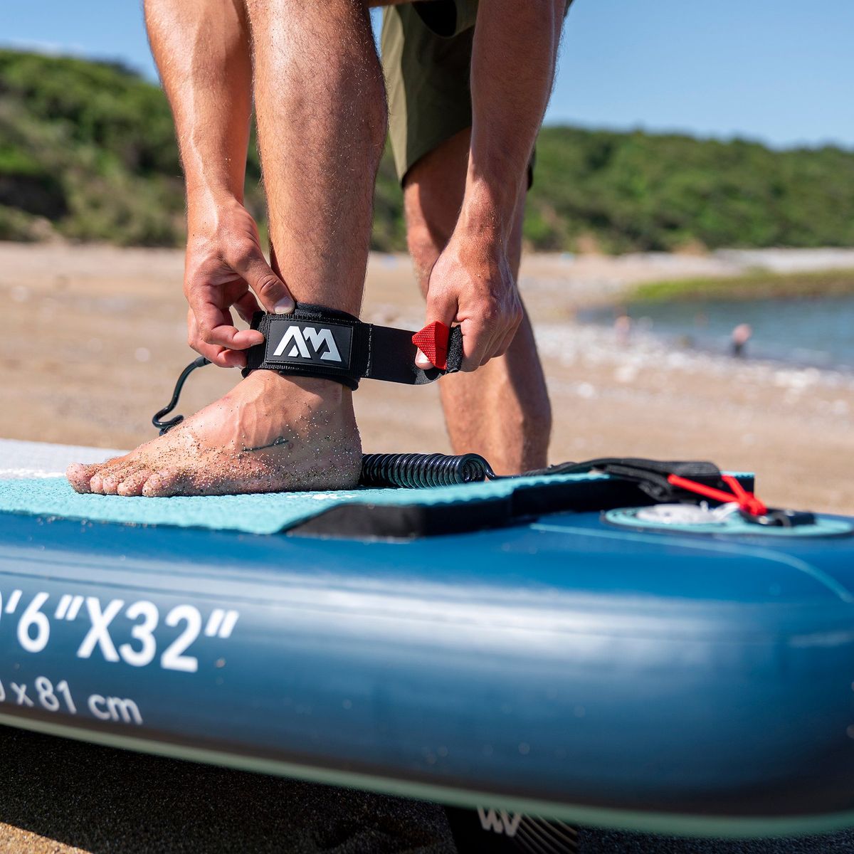 AQUA MARINA - Leash para Stand Up Paddle SUP 10’/7 mm Aqua Marina