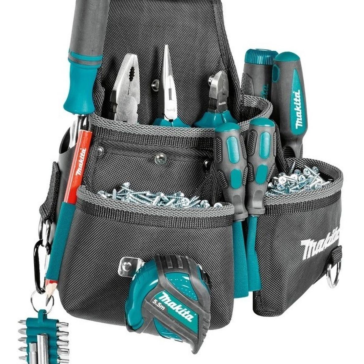 MAKITA - Portaherramientas Y Fijaciones 3 Bolsillos - Makita