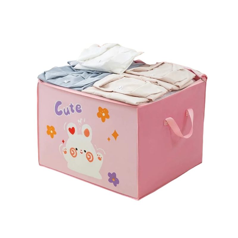 GENERICO - Caja Organizadora De Almacenamiento Plegable Kawaii Rosada