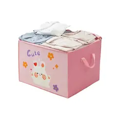 GENERICO - Caja Organizadora De Almacenamiento Plegable Kawaii Rosada