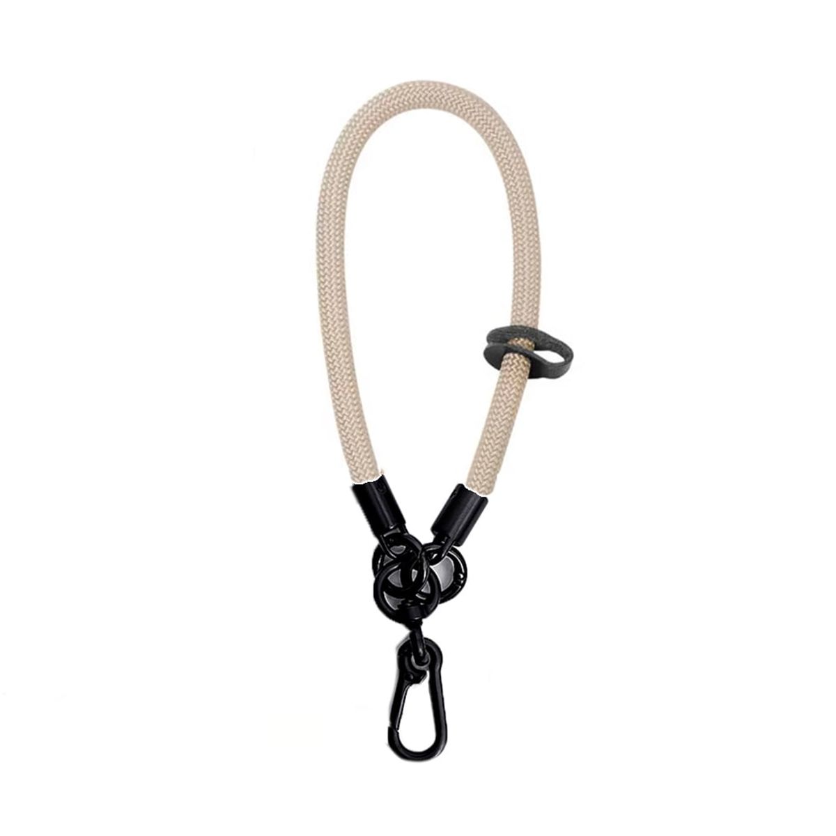 GENERICO - Colgante Lanyard para celular universal 30cm Beige