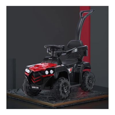 Imagen 2 del producto Correpasillo Con Luces Musica Techo y Barra De Empuje Rojo