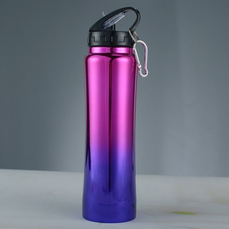 HOMESTAR - Botella Termica Agua Acero Inox 750ml - 3 colores
