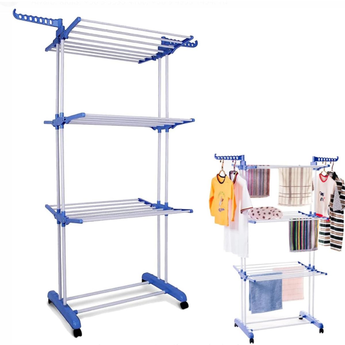 GENERICO - Tendedero Plegable con Alas Colgador ropa plegable