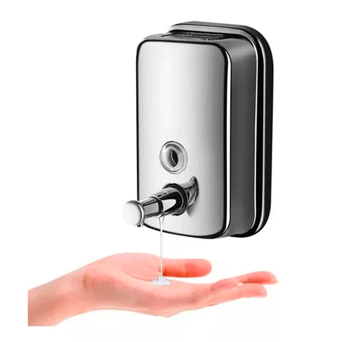 IRM - Dispensador de jabón Metálico Acero inoxidable 500ml