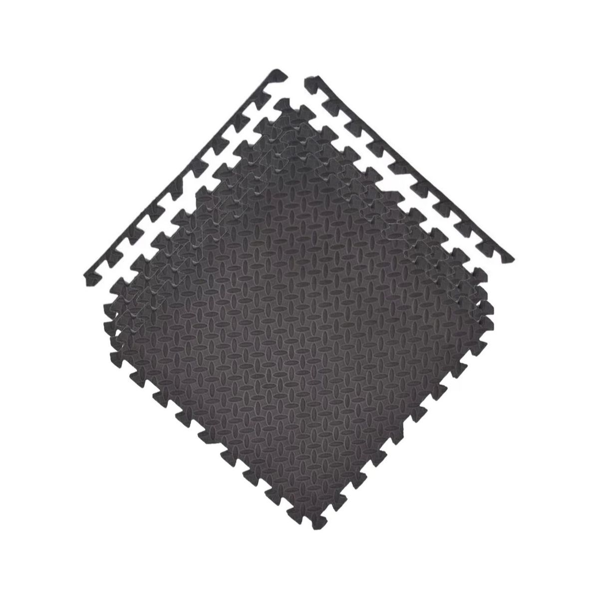 GENERICO - Pack X 4 Tatami Alfombra Encastrable 60x60x1.2cm Goma Eva cafe