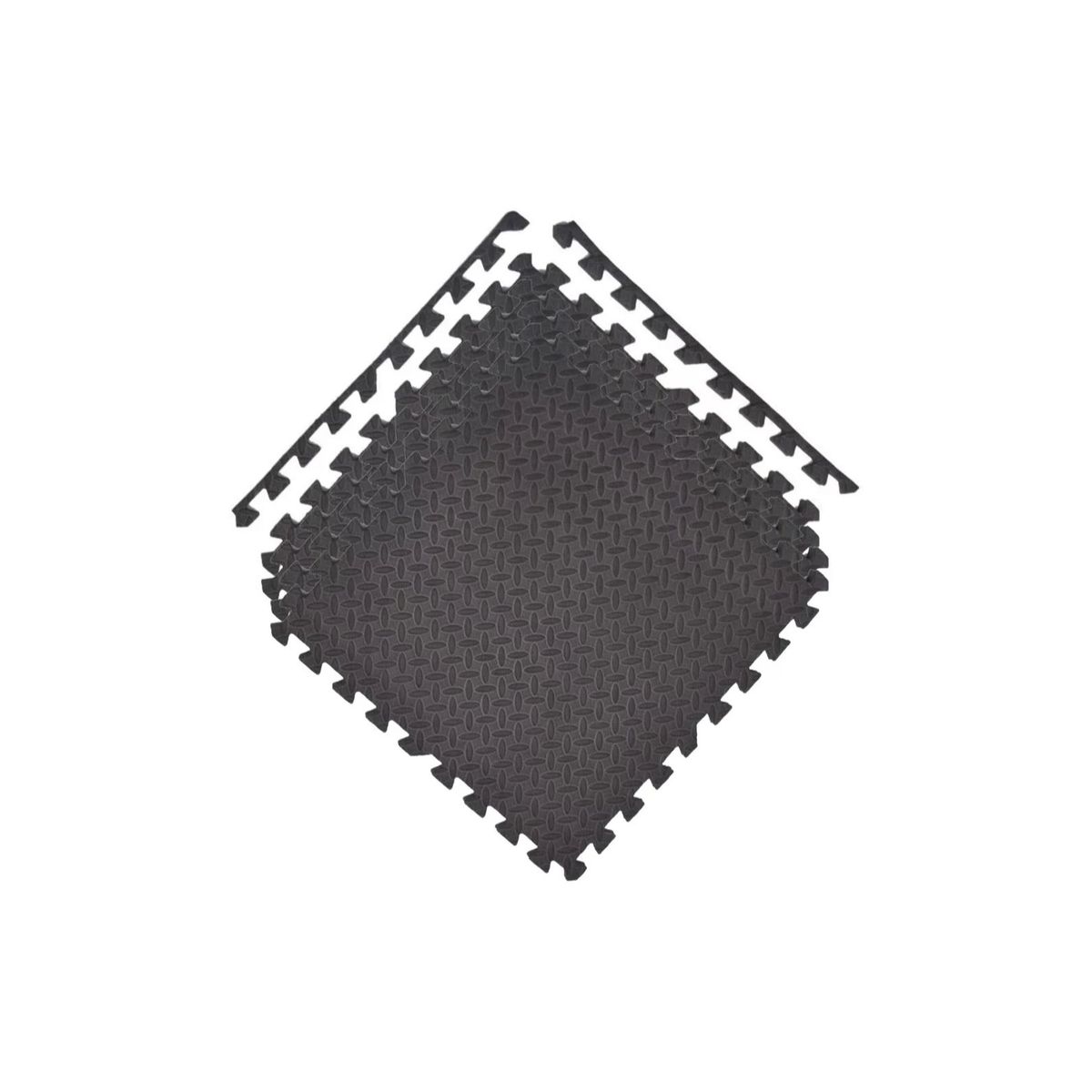 GENERICO - Pack X 4 Tatami Alfombra Encastrable 60x60x1.2cm Goma Eva cafe