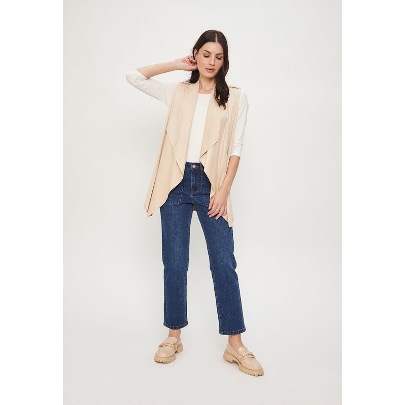 ASH - Tapado Abierto Beige Mujer Ash