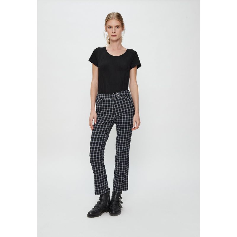 ASH - Pantalon Negro Mujer Ash