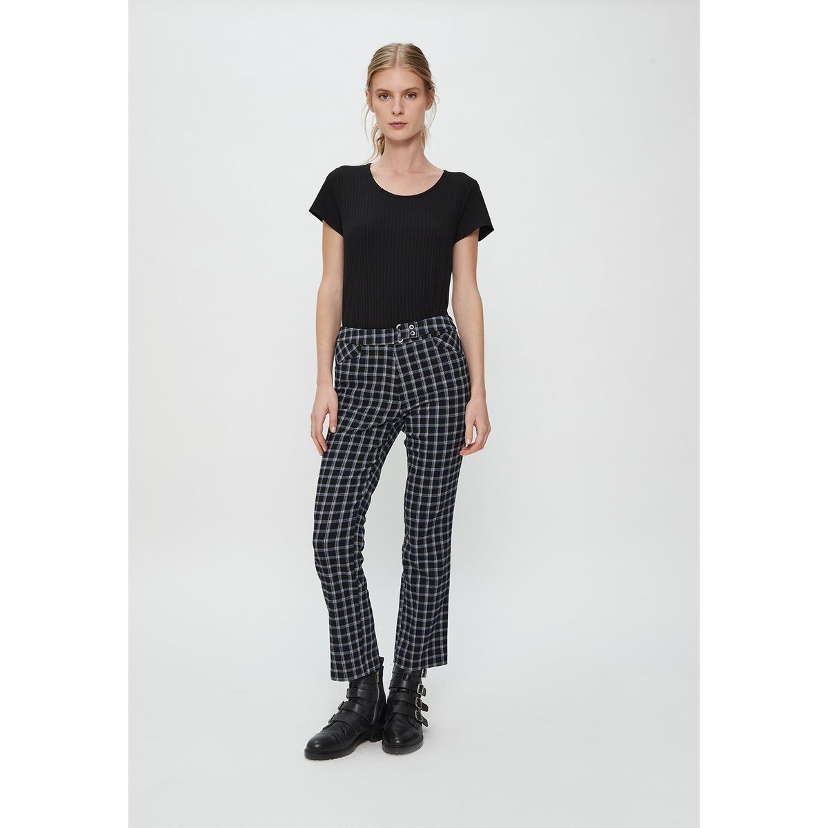 ASH - Pantalon Negro Mujer Ash