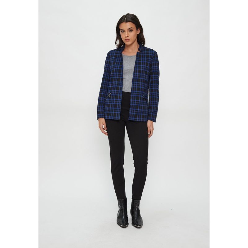 ASH - Blazer Sin Solapa Escoces Negro Ash