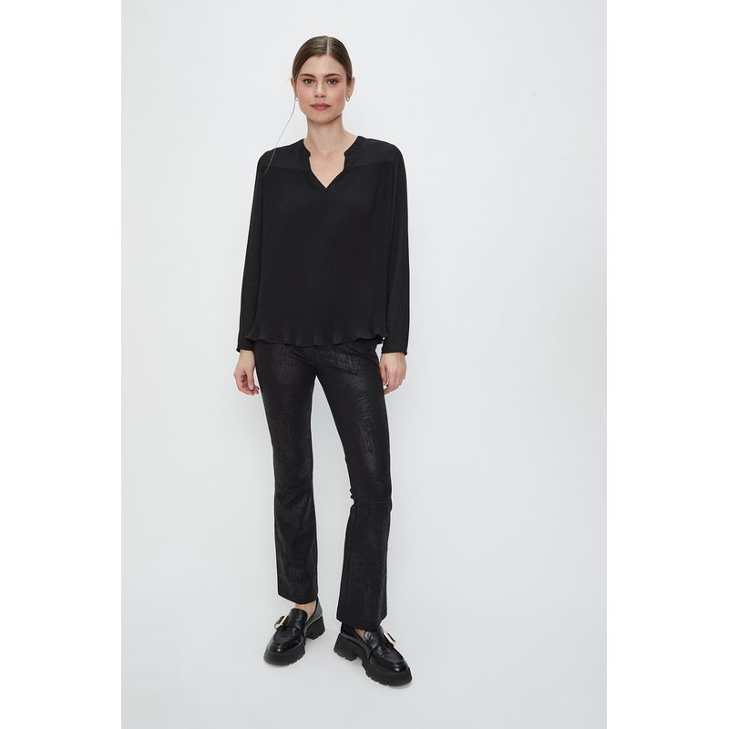 ASH - Blusa Lisa Negro Ash