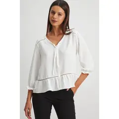 ASH - Blusa Lisa Blanco