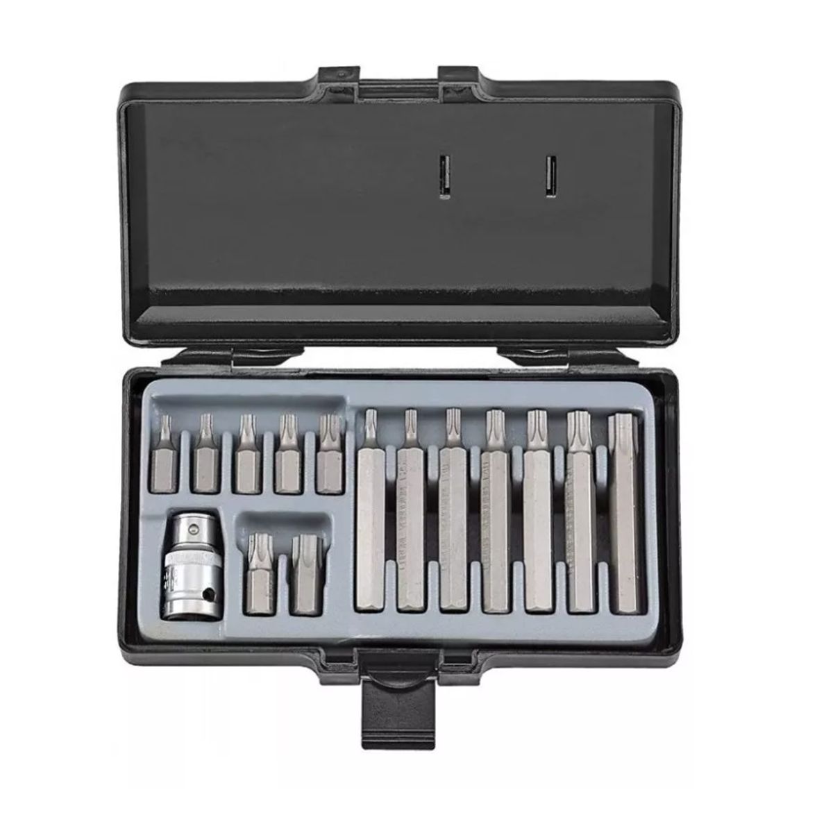 GENERICO - Juego De Puntas Torx T20-t55 Cortas-largas 4156 Force