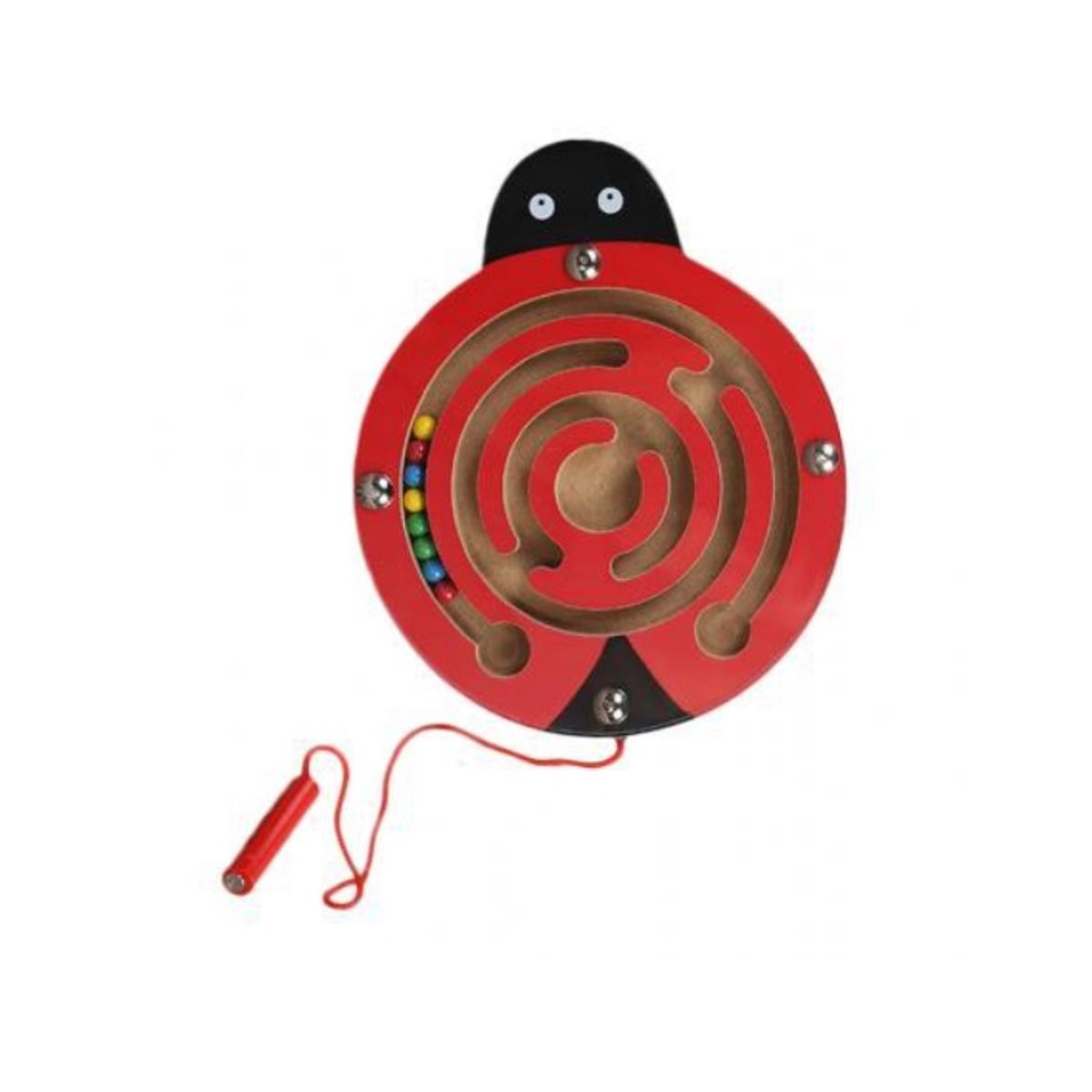 GENERICO - Juego De Madera Niños Motricidad Laberinto Magnético Chinita