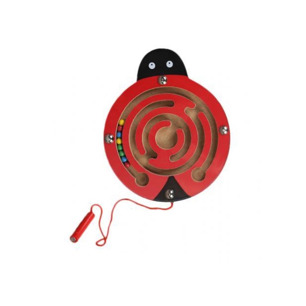 GENERICO - Juego De Madera Niños Motricidad Laberinto Magnético Chinita