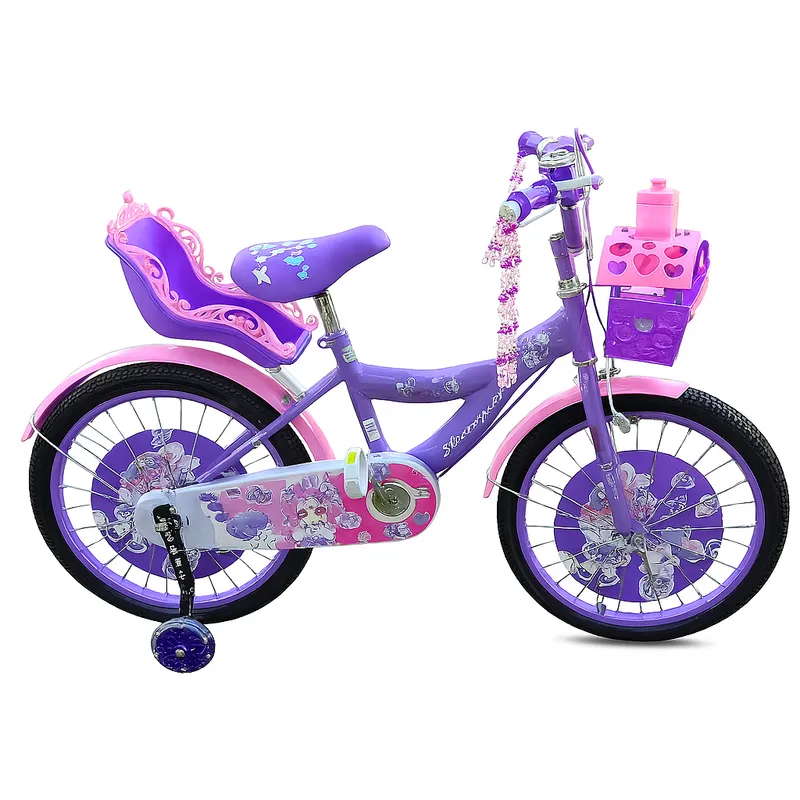 GENERICO - Bicicleta Infantil Morada Bike Aro 20 Niña Cod 108