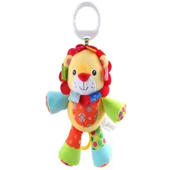 GENERICO - Peluche Estimulación Sensorial Bebé Con Sonajero Y Colgador