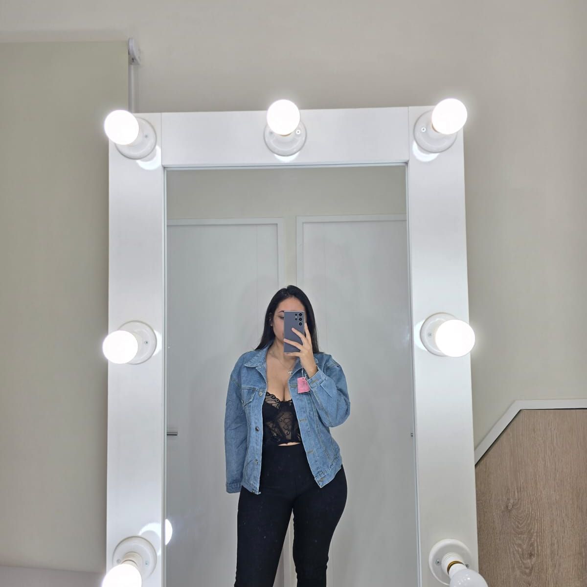 GENERICO - Chaqueta Denim Estilo Urbano Mujer Jean Mezclilla