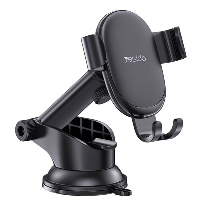YESIDO - Soporte Celular Telefono Para Auto Brazo Largo Yesido C120.