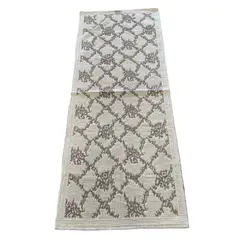 ZAGORA - ALFOMBRA FLORCRUDO 80X300 BLANCO