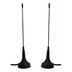 KUANGYE - Pack X 2 Antena Hd Tv Digital Abierta Tvd Coaxial Con Iman
