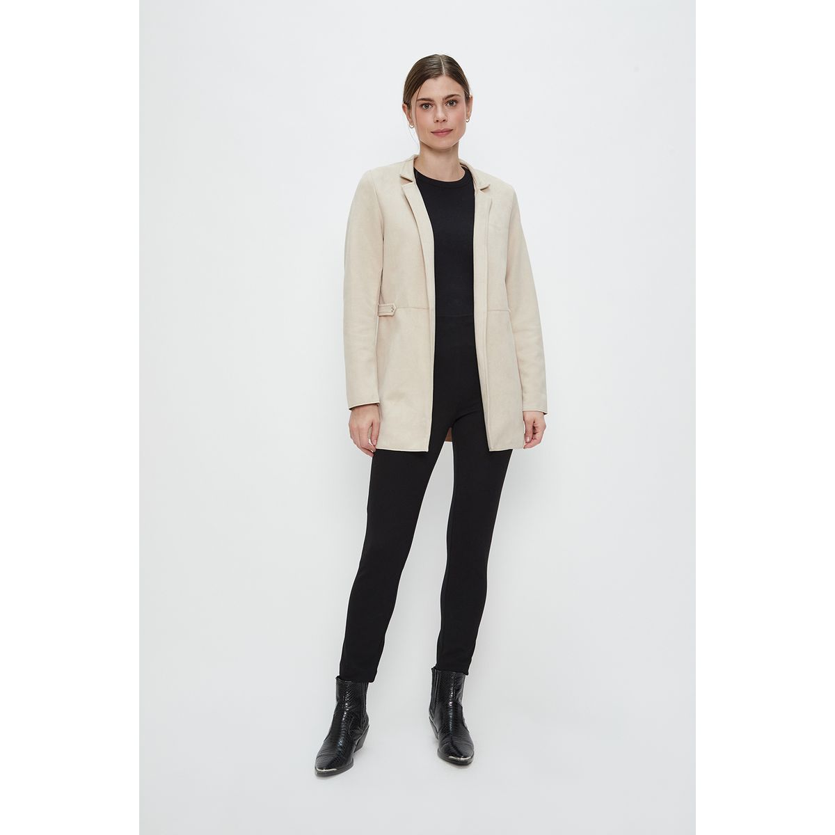 ASH - Tapado Abierto Beige Mujer Ash