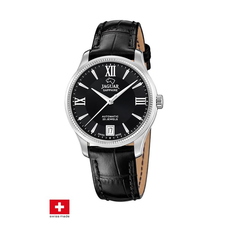 JAGUAR - Reloj J1000/B Jaguar Swiss Negro Mujer Automático