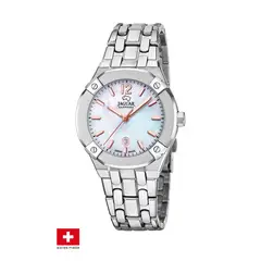 JAGUAR - Reloj J1016/1 Swiss Plateado Mujer Diplomatic