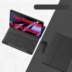 SHARGE - Teclado y Ratón Bluetooth Para Xiaomi Pad 6/6Pro 11in Español-Negro