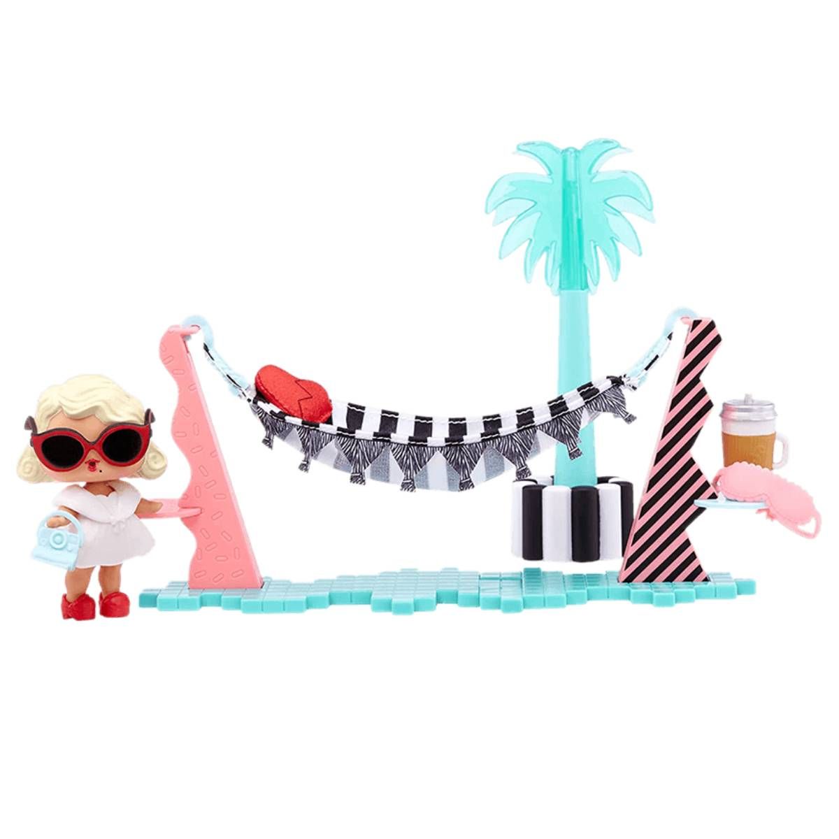 LOL SURPRISE - Miniset Lol House Of Surprise Con Muñeca Salón De Vacaciones