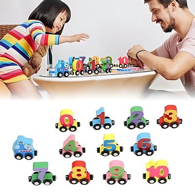 Imagen 2 del producto Juego De Tren Números Magnéticos Infantil Educativo 1 Al 10