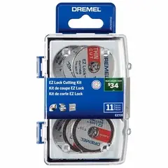 DREMEL - Microjuego de 11 accesorios de corte EZ Lock (EZ728)
